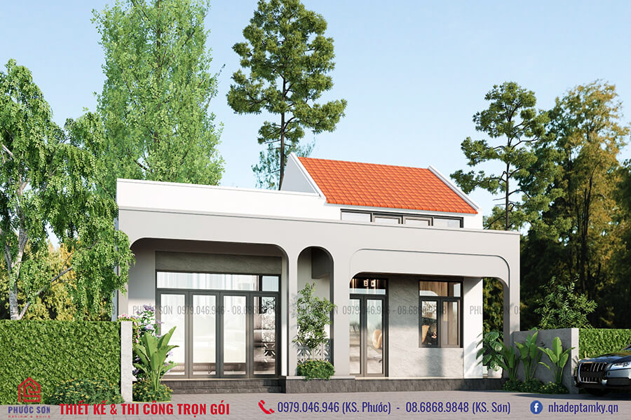 Mẫu Nhà Cấp 4 Đẹp S's House Có Mái Quảng Nam 2