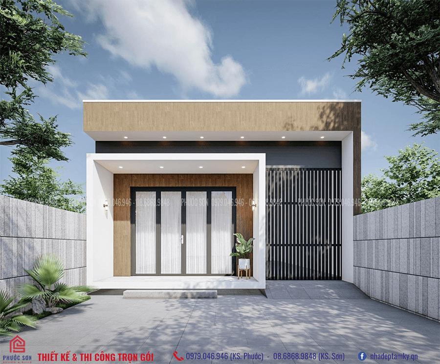 Nhà Cấp 4 Mái Bằng T's House Công Trình Trọn Gói Quảng Nam