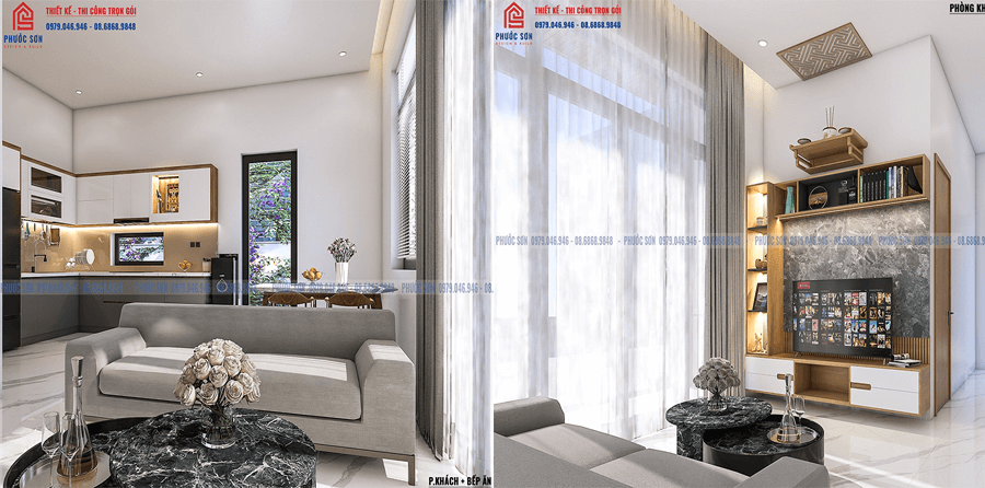 Nội Thất Phòng Khách T's House NHÀ ĐẸP QUẢNG NAM